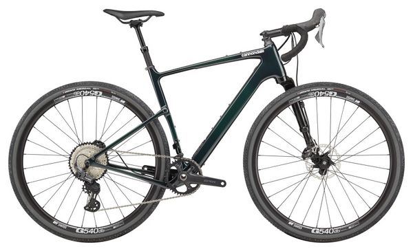 Gravel Bike Cannondale Topstone Carbon 2 Lefty Shimano GRX 12V 700 mm Grün