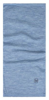 Lightweight Lake Blue Merino Neck Warmer for Kids