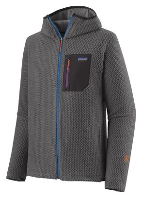 Polaire Patagonia R1 Air Full-Zip Hoody Gris