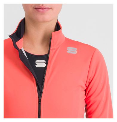 Sportful Fiandre Medium Coral Women's Long Sleeve Jacket