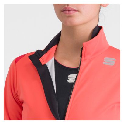 Sportful Fiandre Medium Coral Women's Long Sleeve Jacket