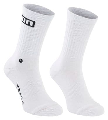 MTB-Socken ION Logo Weiß Unisex