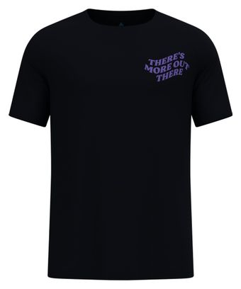 Odlo Essentials Print Jersey met korte mouwen Zwart