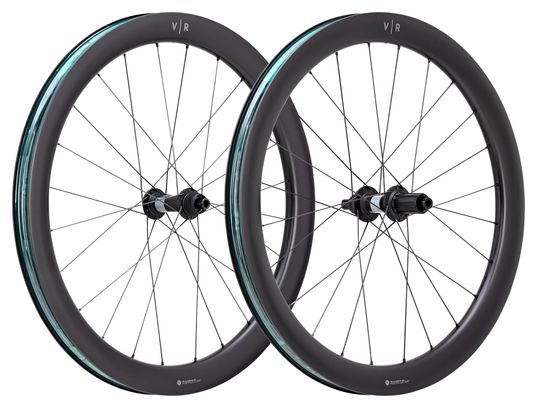 Paar Van Rysel VR Carbon 50 wielen 700 mm | 12x100 - 12x142 mm | Center Lock