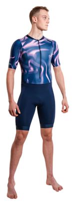 Zone3 Activate+ Men's Triathlon Suit - Blue/Purple