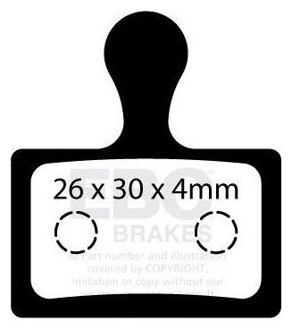Ebc - Plaquettes De Freins Shimano Ultegra Br-M7110