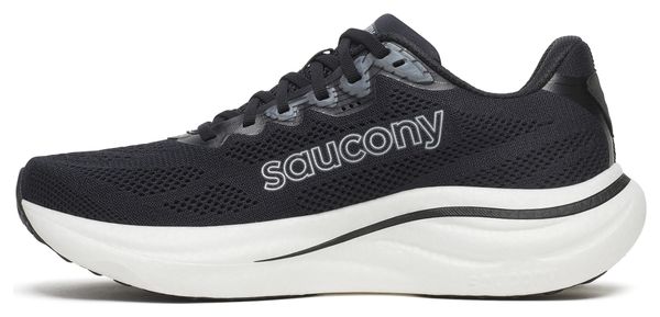 Saucony Ride 19 hardloopschoenen zwart/zilver heren