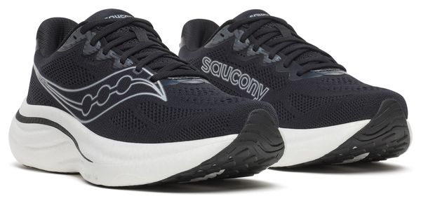Saucony Ride 19 hardloopschoenen zwart/zilver heren
