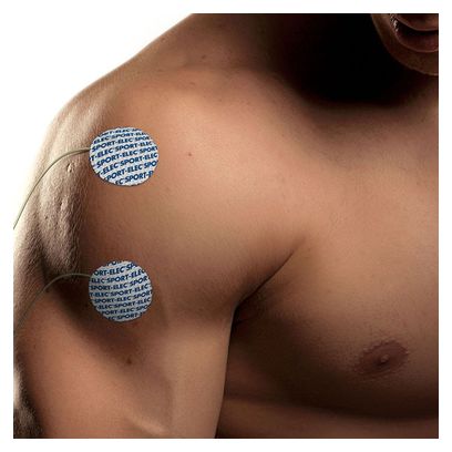12 électrodes rondes Sport-Elec Electrostimulation