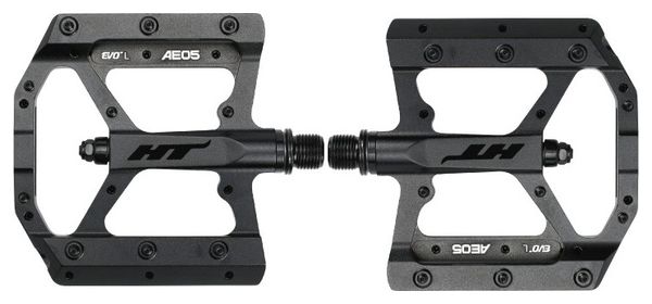 HT Components AE05 Evo+ Flat Pedals Stealth Black