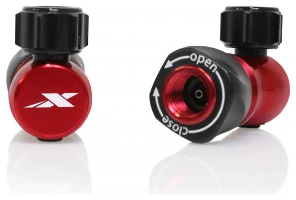 Xlab Nanoflator Ultra Fast Inflation Nozzle CO2 Cartridge Red/Black