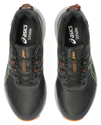 Chaussures Trail Asics Gel Venture 9 Waterproof Noir Jaune Orange Homme