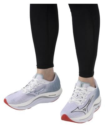 Zapatillas de Running para Mujer Mizuno Wave Rebellion Flash 2 Blanco Rojo