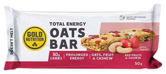 GoldNutrition Total Energy Riegel mit roten Beeren 50 g