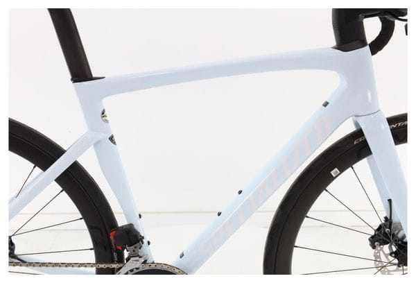 Produit reconditionné · Specialized Tarmac SL7 Expert Carbone AXS 12V · Blanc / Vélo de route / Specialized | Très bon état