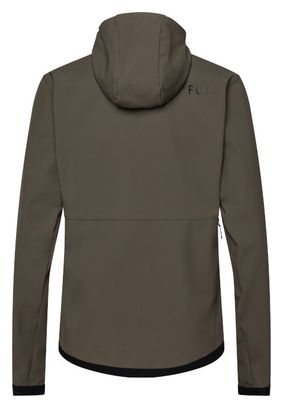 Giacca Fox Ranger Fire Hoody Military verde kaki da uomo