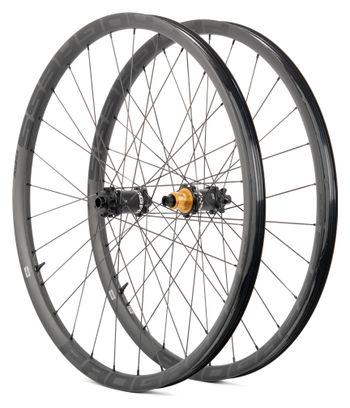 Paire de roues Progress GPX Nitro 29" Noir | Boost 15x110/12x148 mm | 6 Trous | Shimano Microspline