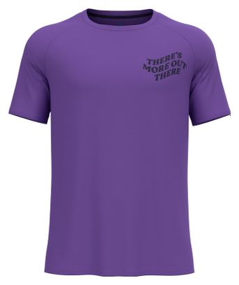Maillot de manga corta Odlo Essential Print Morado