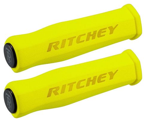 Paire de Grips Ritchey WCS TrueGrip Jaune Fluo