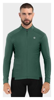 Veste vélo softshell homme Cyclisme J1 Ordino Vert Armée