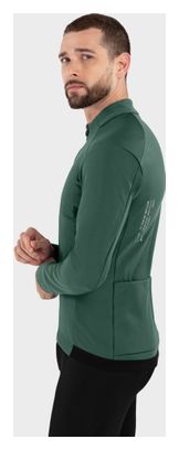 Veste vélo softshell homme Cyclisme J1 Ordino Vert Armée