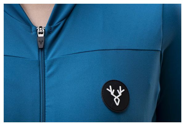 Maillot Manches Courtes Femme LeBram Ventoux Bleu Pelforth