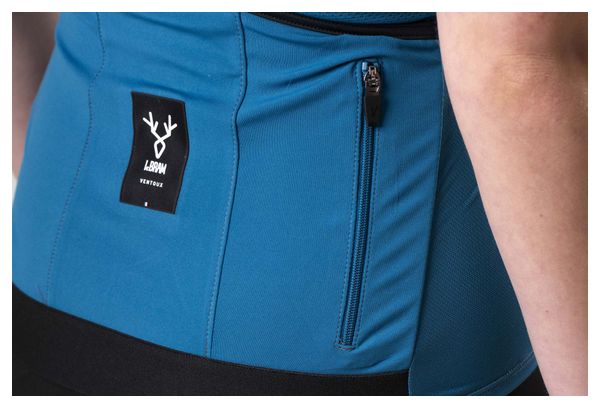 Maillot Manches Courtes Femme LeBram Ventoux Bleu Pelforth