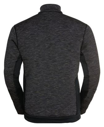 Odlo Berra Black Grey 1/2 Zip Sweater