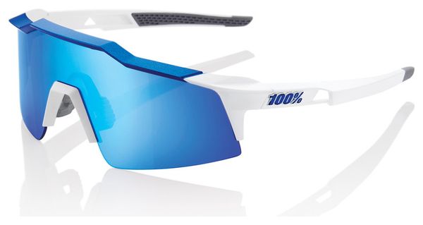 Lunettes 100% Speedcraft - Monture Blanc Mat, Modèle Neuf Sous Emballage