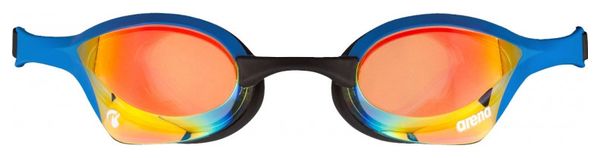 ARENA Cobra Ultra Swipe Mirror  - Yellow Copper Blue - Lunette Natation Bleu Verres Jaune