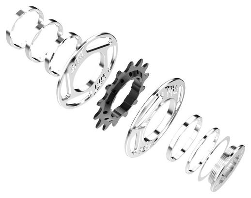 HG Single-Speed Kit, 13-Tooth Chrome Sprocket