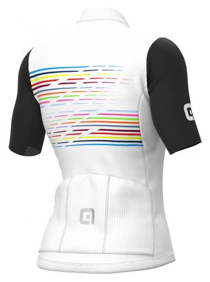 Maillot mangas cortas mujer Alé Logo blanco