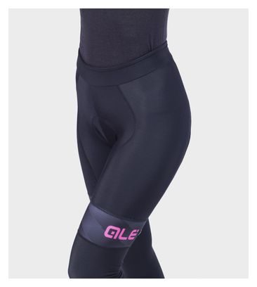 Alé Mild Vrouwen Lange Panty Zwart/Fluorescerend Roze