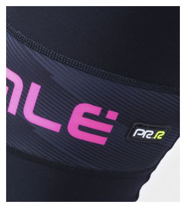Alé Mild Vrouwen Lange Panty Zwart/Fluorescerend Roze
