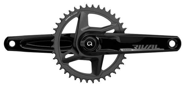 Guarnitura Sram Rival AXS DUB Wide 40 denti 1x12V misuratore di potenza Quarq (senza scatola) Nera