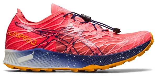 Asics FujiSpeed Coral Blue Women's Trail Running Shoes