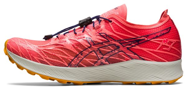 Asics FujiSpeed Coral Blue Women's Trail Running Shoes