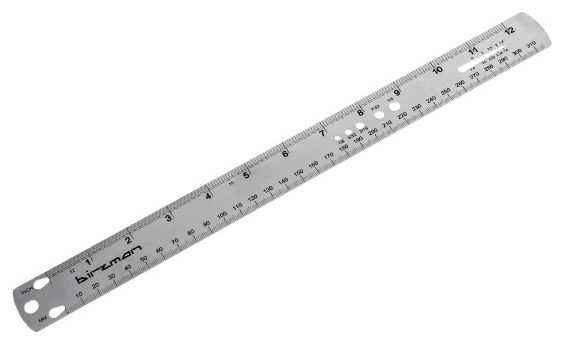 Birzman Multi-Use Ruler Silver