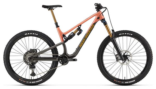 Rocky Mountain Altitude Carbon 90 Shimano XTR 12V 29'' Rally Edition All-Suspension MTB Gray Pink 2022