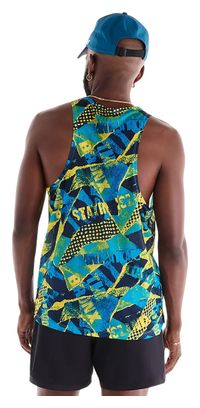New Balance NYC Marathon RC Essential Men's Tank Top - Blue/Yellow