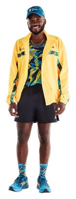 New Balance NYC Marathon RC Essential Men's Tank Top - Blue/Yellow