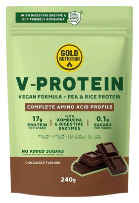 Bevanda proteica GoldNutrition V-Protein al cioccolato - 240 g