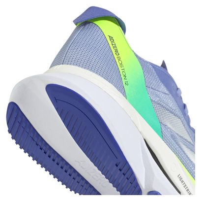 adidas Adizero Boston 12 Blauw/Groen Hardloopschoenen voor dames