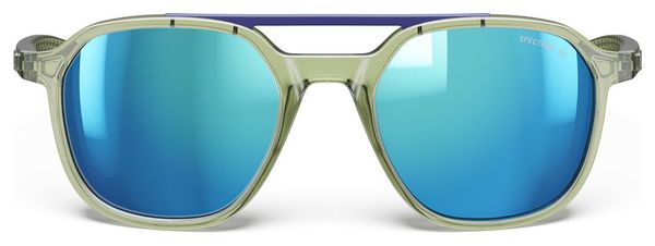 Occhiali Julbo Slack Cover - Spectron HD 4 Polarized - Army Green Translucent Brilliant/Grey
