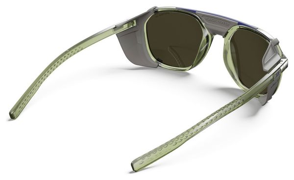 Occhiali Julbo Slack Cover - Spectron HD 4 Polarized - Army Green Translucent Brilliant/Grey