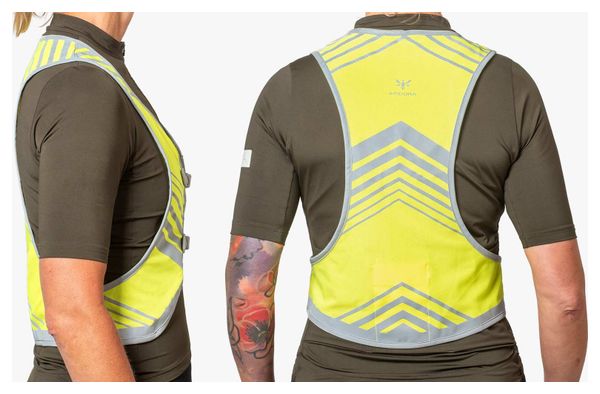 Apidura Packable Visibility Vest Giallo Fluorescente