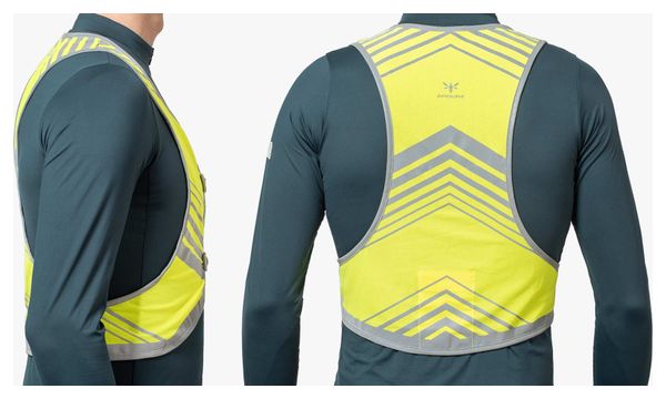 Apidura Packable Visibility Vest Giallo Fluorescente