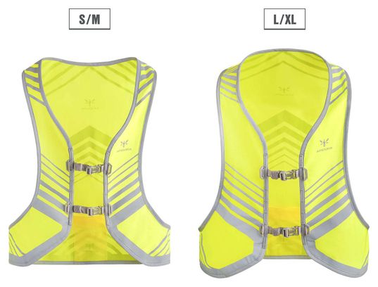 Apidura Packable Visibility Vest Giallo Fluorescente