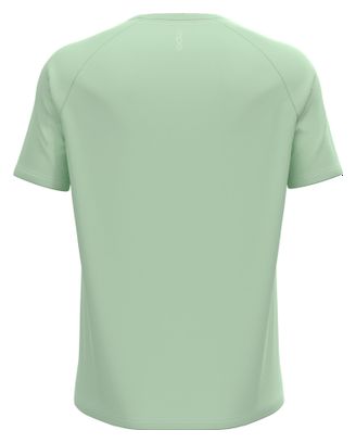Odlo Maillot de manga corta Essential Print Verde