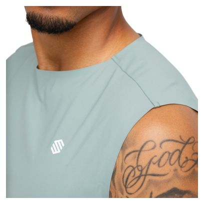 Débardeur trail running homme Randonnée Apex Green Vert